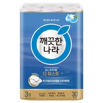 깨끗한나라 순수 프리미엄 더 퍼스트 천연펄프 3겹 고급롤화장지